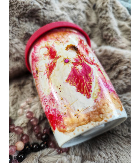 Termo hrneček s víčkem JSEM ŠŤASTNÁ