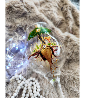 sklenička na víno 390ml ŽIVOT JE KRÁSNÝ