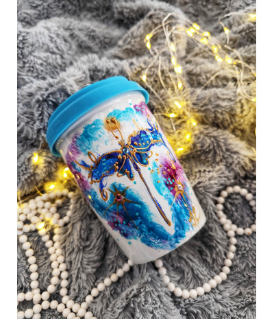 Termo hrneček s víčkem ZÁZRAKY SE DĚJÍ